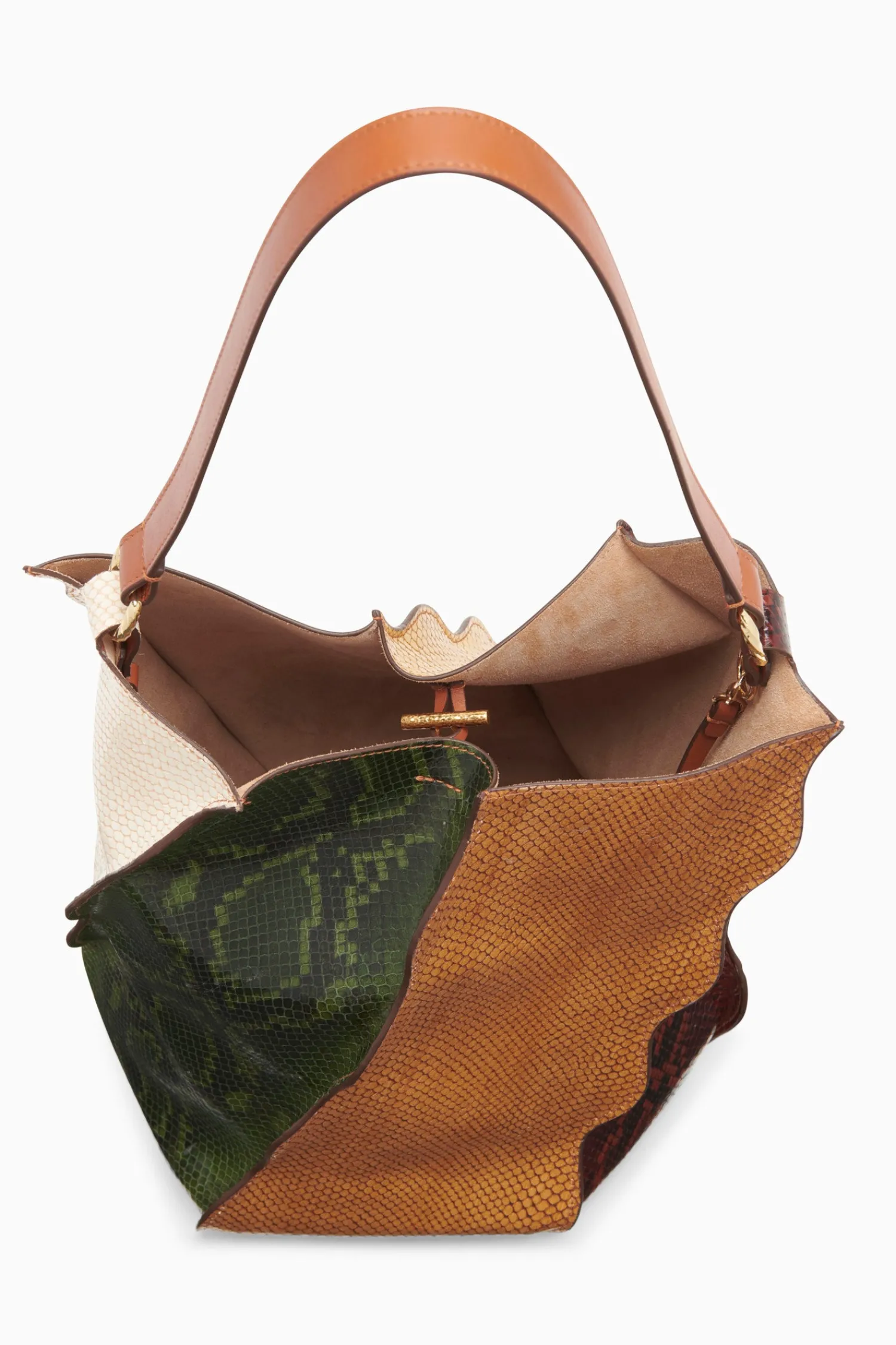 adria_pleated_wave_bucket_5.webp Adria Pleated Wave Bucket<Ulla Johnson Cheap