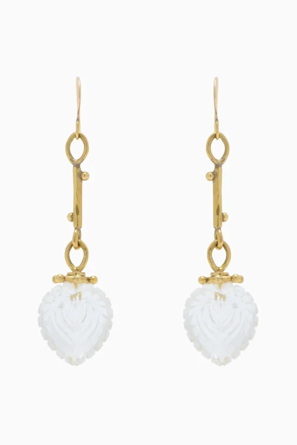 Carved Heart Earrings<Ulla Johnson New