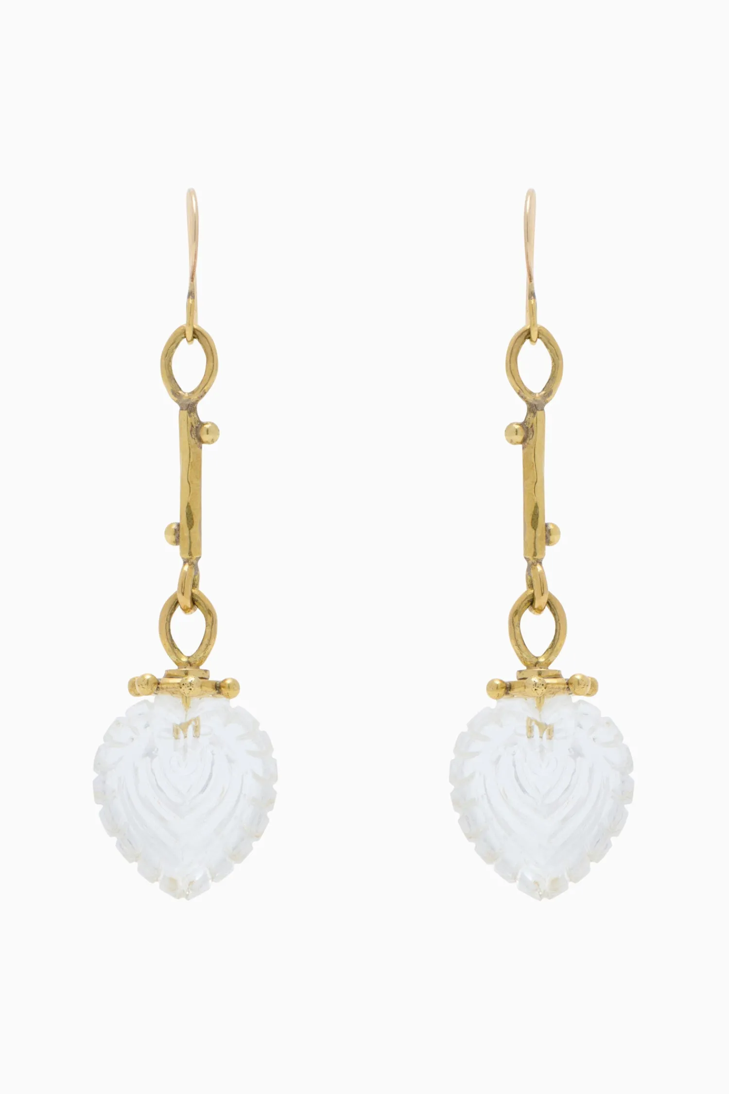 carved_heart_earrings_0.webp Carved Heart Earrings<Ulla Johnson New