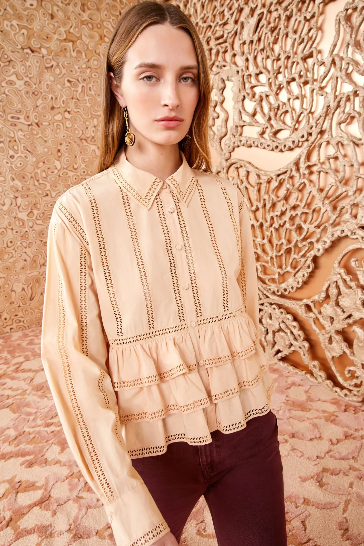 harper_blouse_0.webp Harper Blouse<Ulla Johnson Outlet