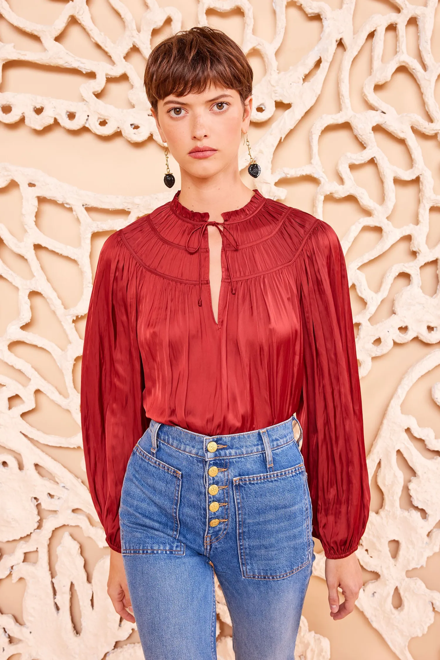 mia_blouse_2.webp Mia Blouse<Ulla Johnson Clearance