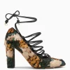 Rosalia Feather Lace Up High Heel<Ulla Johnson Fashion