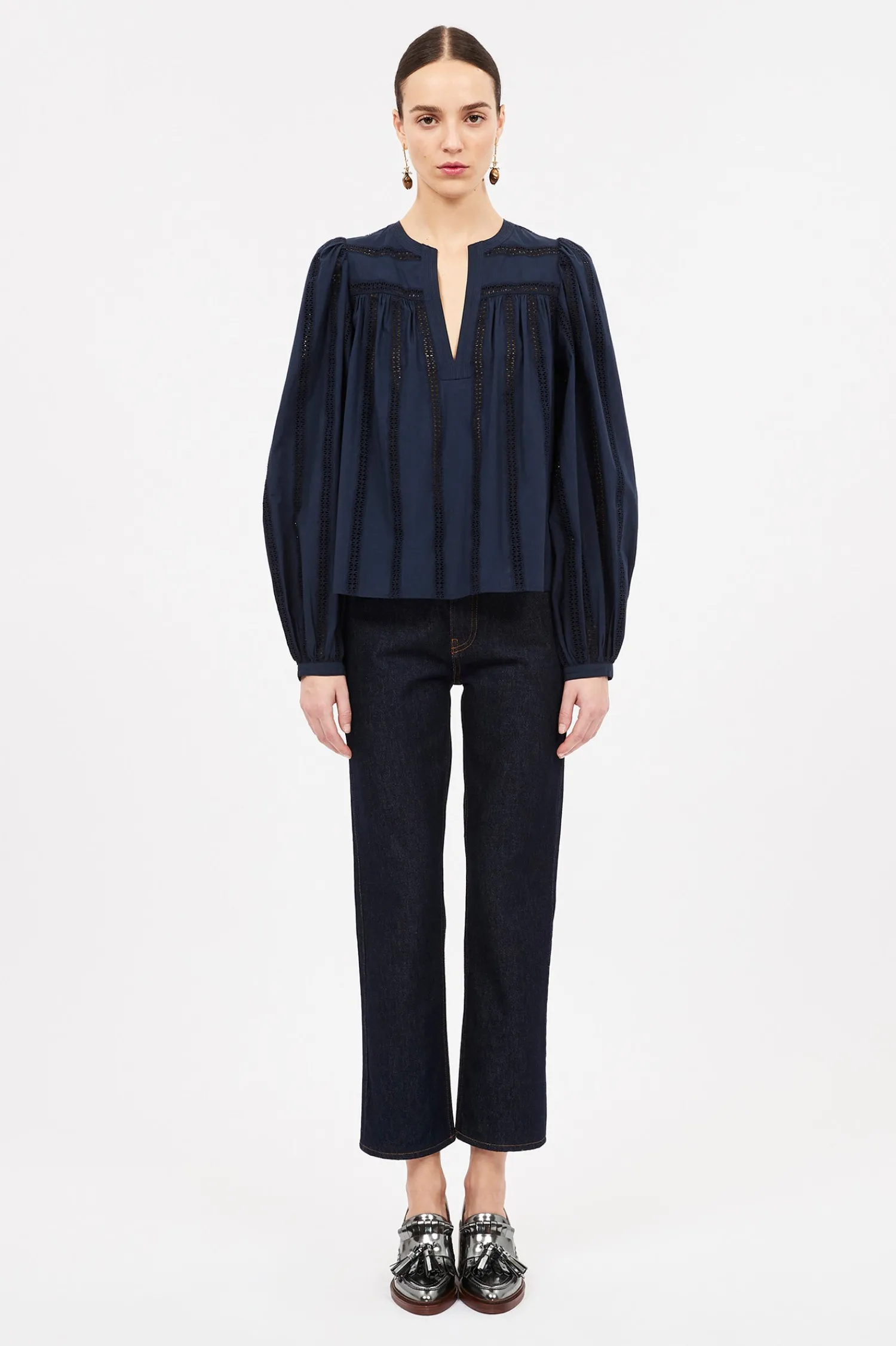 rowan_blouse_0.webp Rowan Blouse<Ulla Johnson Outlet