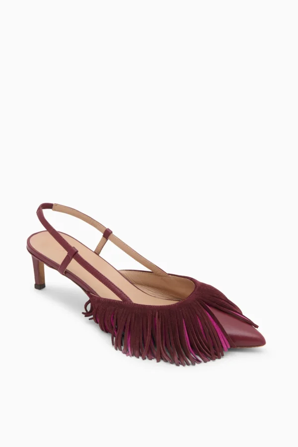 Shira Fringe Slingback<Ulla Johnson New