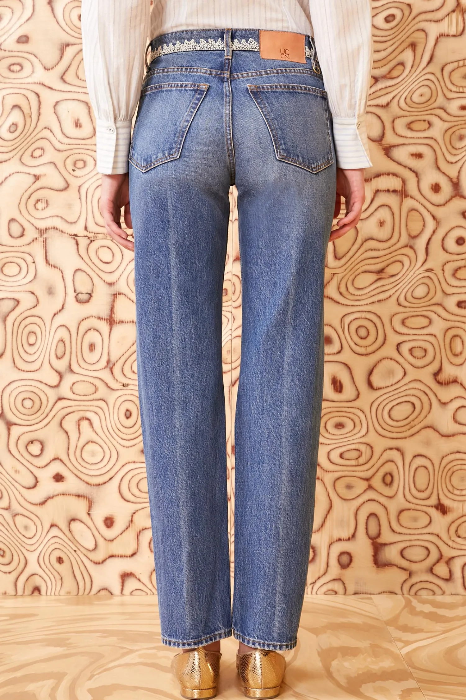 the_french_knot_daphne_jean_2.webp The French Knot Daphne Jean<Ulla Johnson Cheap